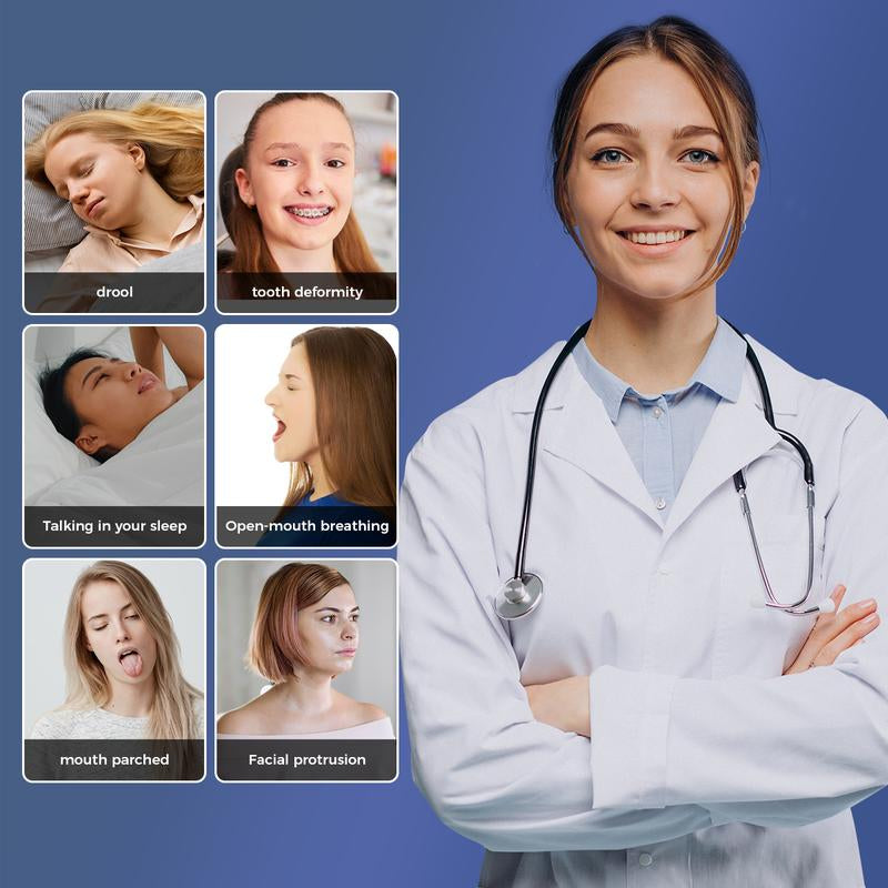 SISSTY Mouth Tape for Sleeping, One Month Supply, Mouth Tape, Black, Gentle, Adhesion & 35 Strips, Sports Accessories, anti Snoring Sticker Snoring Relief Sticker